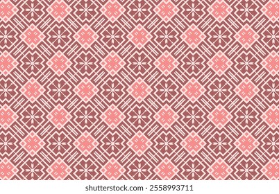 Abstract red square tile pattern