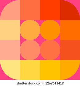 Abstract red square vector background for web.