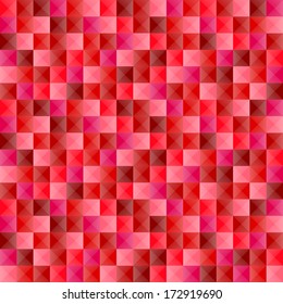 abstract red squares seamless pattern