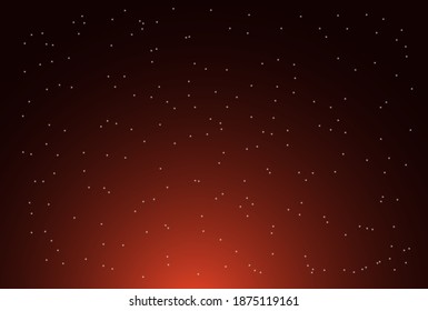 abstract red and  star background  vector picture