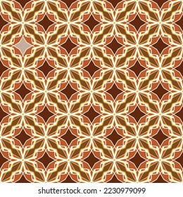 tela de estrella roja abstracta y línea de ganchillo fondo de patrón étnico sin costuras, ilustración de moda decorativa de arte adorno.