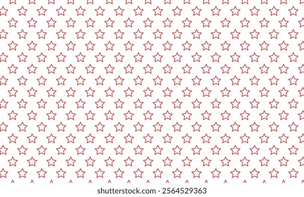 abstract red star outline pattern can be used background.