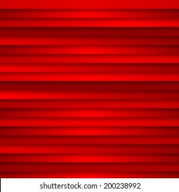 Abstract Red Stripes Background. Vector Design