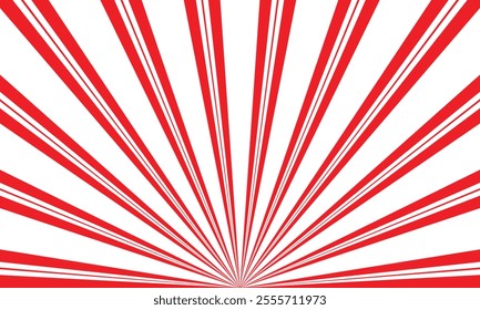 abstract red sun rise line pattern can be used background.