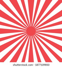 Abstract red sunburst background. vector illustration