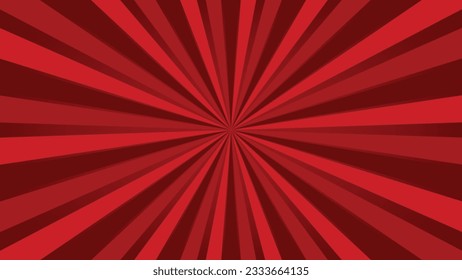 abstract red sunburst pattern background for modern graphic design element. shining ray cartoon with colorful for website banner wallpaper and poster card decoration