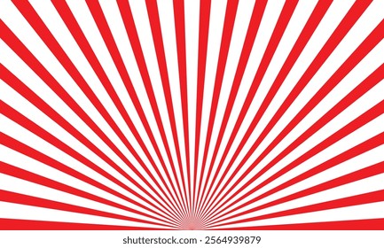 abstract red sunrise line pattern suitable for background.