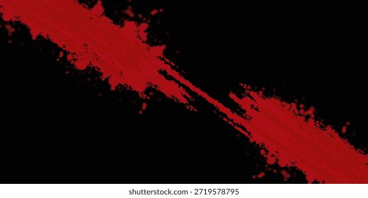 Abstract Red Swath, Blot Shape, Black Canvas Backdrop for Artistic Design, Criando contrastes arrojados e Captivando visuais para designs modernos e arte ardente, 177 caracteres