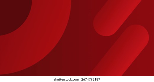 Fondo dulce rojo Abstractas. Formas luminosas geométricas.