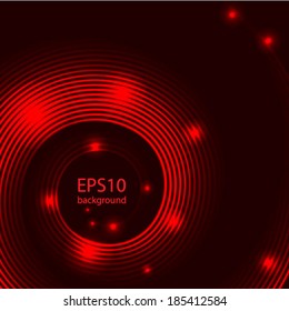 Abstract red swirl background