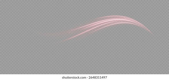 Espiral vermelho abstrato de linhas brilhantes com listras intensas de luz. Perfeito para sobreposições de interface do usuário, animações poderosas, cenas de ficção científica ou efeitos de magia ardente em narrativa visual ou design de jogos.