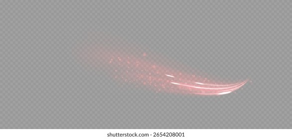 Espiral vermelho abstrato de linhas brilhantes com listras intensas de luz. Perfeito para sobreposições de interface do usuário, animações poderosas, cenas de ficção científica ou efeitos de magia ardente em narrativa visual ou design de jogos.