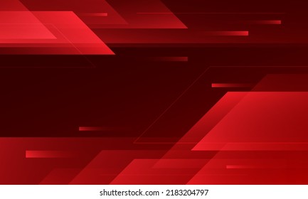 Abstract red tech background. Vector illustration