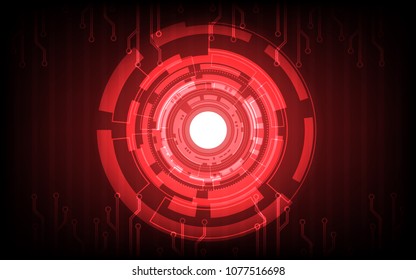 Abstract Red Technology Background