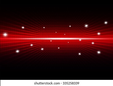 Abstract red technology background with Network connection and data transfer concept, vector illustration