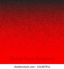 Abstract Red Technology Background, vector illustration