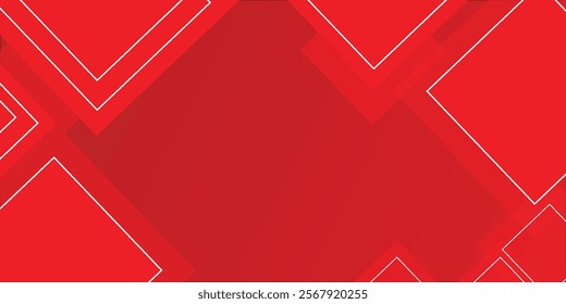 Abstract red technology background. Vector illustration