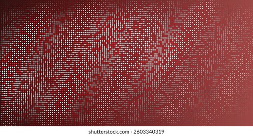 Abstract Red Technology Background, vector illustration