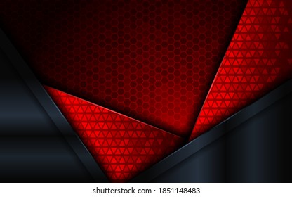 Abstract red technology modern background design.