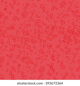 Abstract red texture with a bubbles. Vector illustration