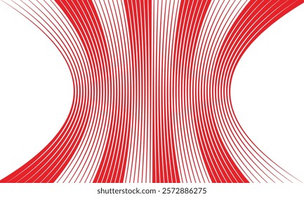 abstract red thick to thin irregular squeeze line pattern suitable for background.