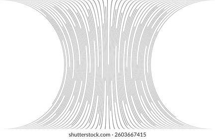 abstract red thin irregular bulge line pattern art suitable for background.