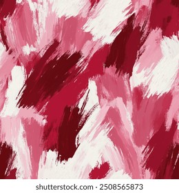 Abstract red tone brush strokes watercolor painting patterns, Cute seamless pattern design element for sale banners, posters, labels, and gift wrapping paper.