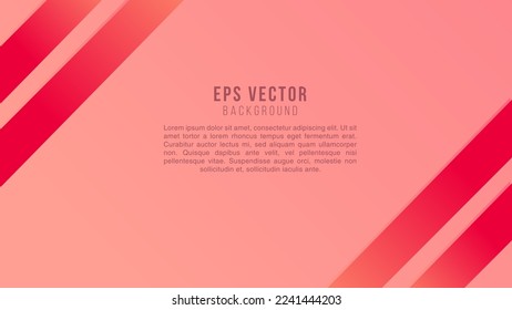 Abstrakter roter Ton, geometrisches Design, moderner luxuriöser Hintergrund, Vektorgrafik