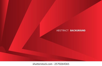Abstract red tone polygon geometric design modern luxury background vector illustration.