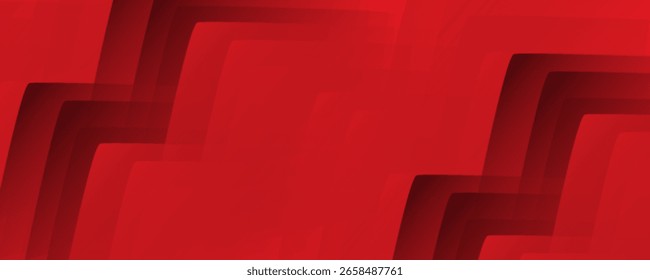Abstract red tone polygon geometric design modern luxury background vector illustration.
