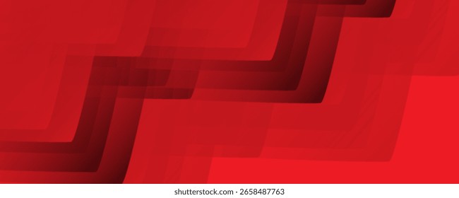 Abstract red tone polygon geometric design modern luxury background vector illustration.
