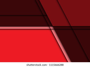 Abstract red tone square with blank space design modern futuristic background vector illustration.
