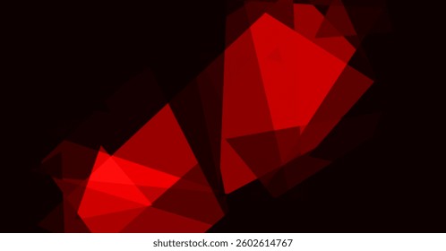 abstract red triangle background design