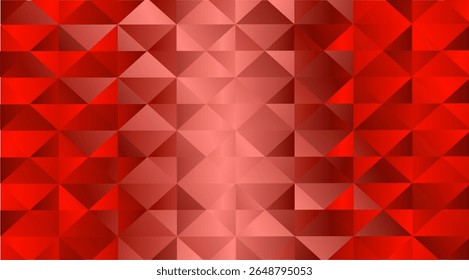 Abstrakter roter Dreieck-Hintergrund. Vektor