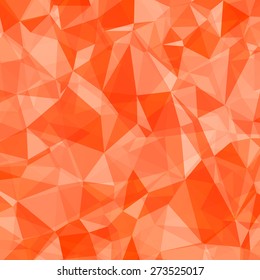 Abstract red triangle background.Vector illustration