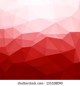 Abstract Red Triangle Geometrical Background, Vector Illustration EPS10