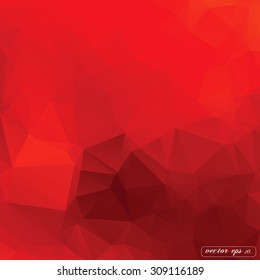 Abstract red triangle geometrical Vector background illustration eps10