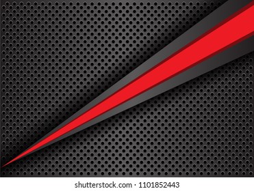 Abstract Red Triangle Line Speed On Stock Vector (Royalty Free ...