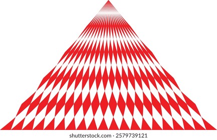 abstract red triangle rhombus pattern suitable for background.