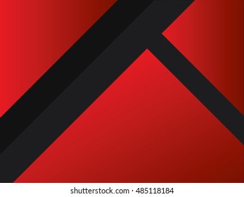 abstract red triangles black background vector polygonal