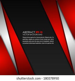 Abstract red vector background with elegant design