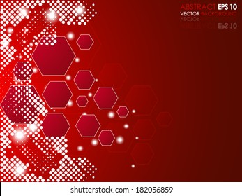 Abstract red vector background with elegant design 