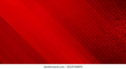 Abstract red vector background with stripes