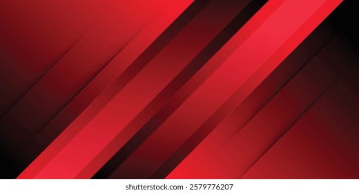 Abstract red vector background with stripes. eps 10