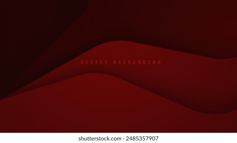 abstract red vector background with varying shades and gradients, creating a dynamic flowing design perfect for modern artistic uses.