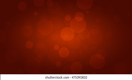 Abstract red vector bokeh light background with space for text