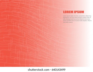 Abstract red vector modern colorful flyers brochure and design template card background
