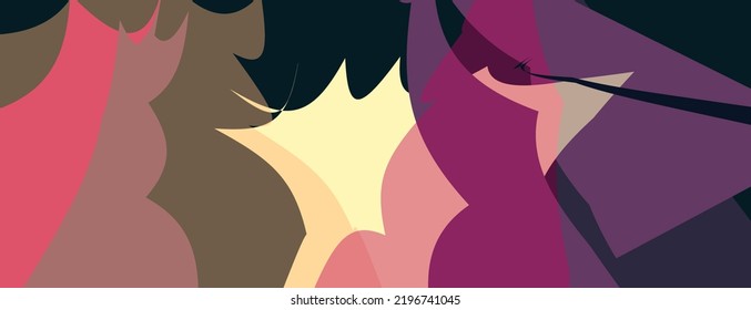 abstract red vector wavy background design