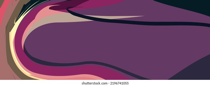abstract red vector wavy background design