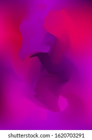 Abstract red and violet watercolor background, painted vector illustration like sea waves. Watercolor gradient pattern with thin wavy border lines, vector painting. Abstract colorful oil paints.